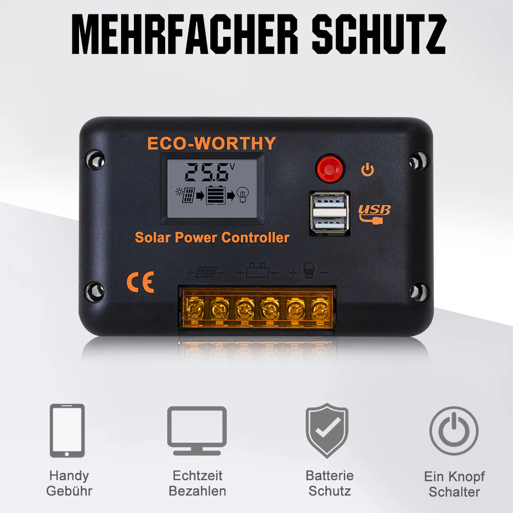 Wohnmobile 130Wp 260Wp 390Wp 520Wp 12V Basispaket Solaranlage mit 130Wp Semi-Flexibles Solarmodul - Image 5